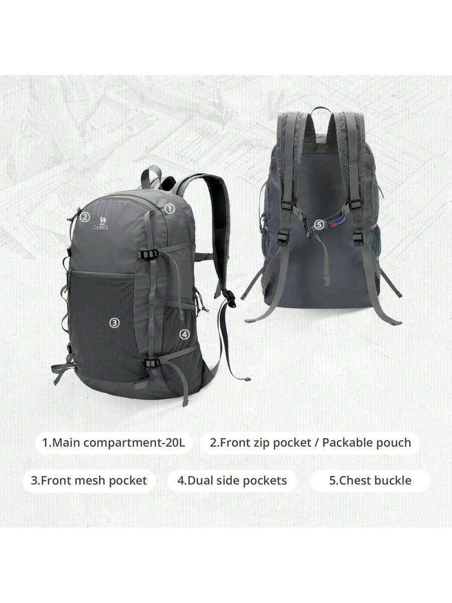 Foldable Hiking Backpack Light - مراجعة Hiking Backpack Waterproof وسعره