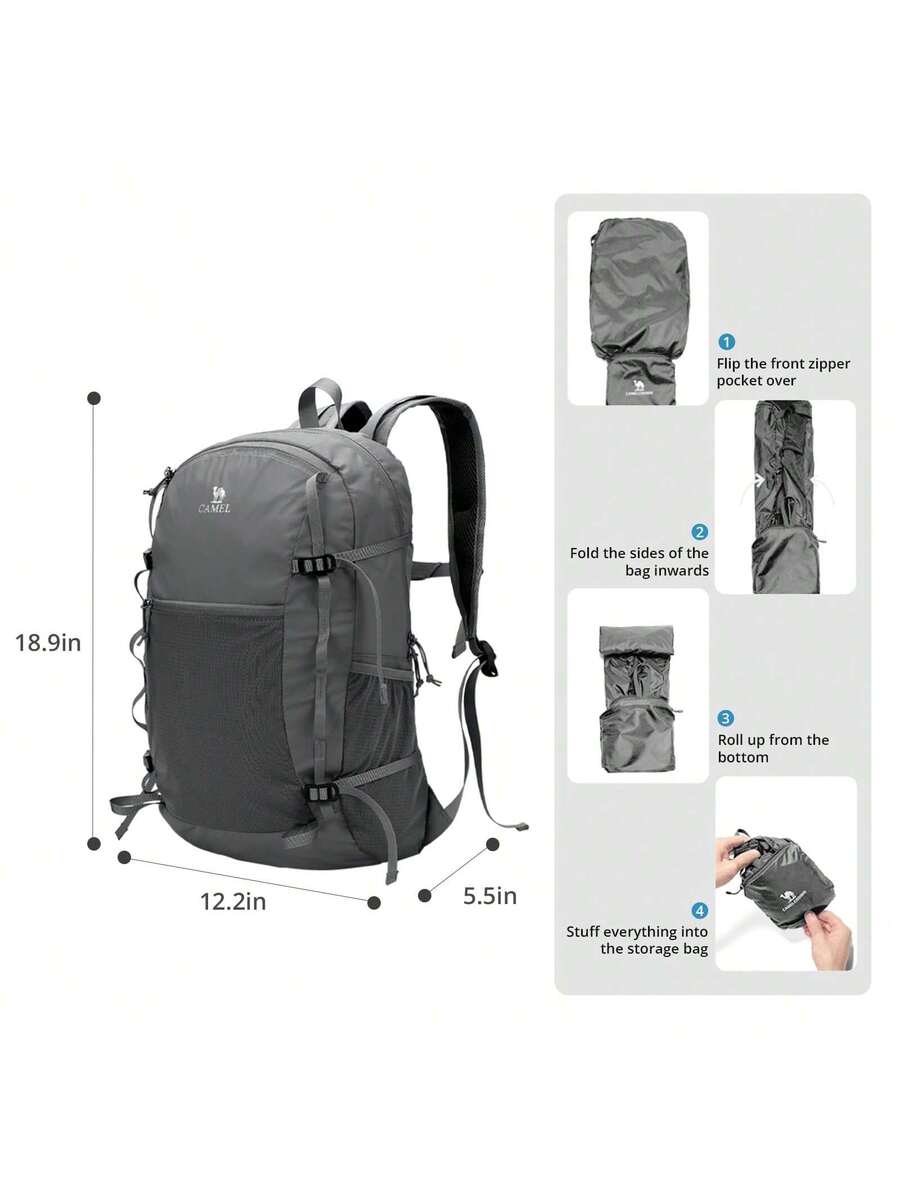 Foldable Hiking Backpack Light - مراجعة Hiking Backpack Waterproof وسعره