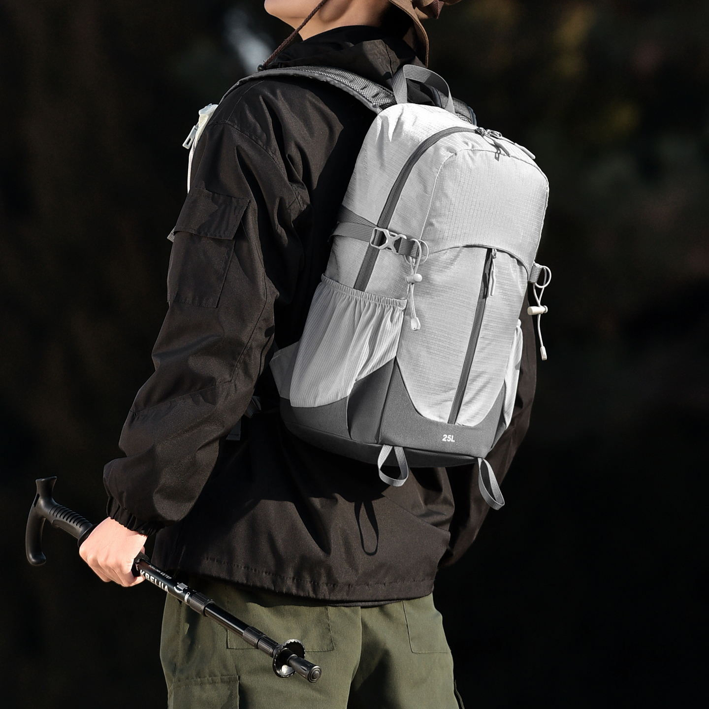 25l Large Capacity Hiking Back - مراجعة Hiking Backpack Waterproof وسعره