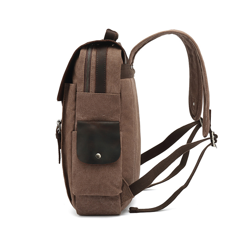 New Fashion Backpack Leather C - مراجعة Rucksack Military Style وسعره