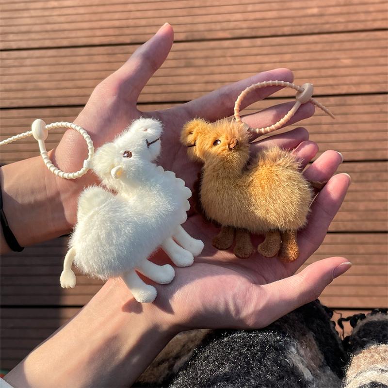 1PCS Mini Camel Plush Keychain - مراجعة Mini Backpack Purse وسعره