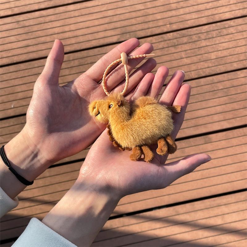 1PCS Mini Camel Plush Keychain - مراجعة Mini Backpack Purse وسعره