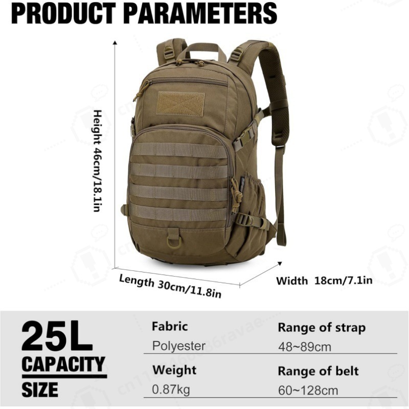 Waterproof Outdoor Tactical Ba - مراجعة Rucksack Military Style وسعره