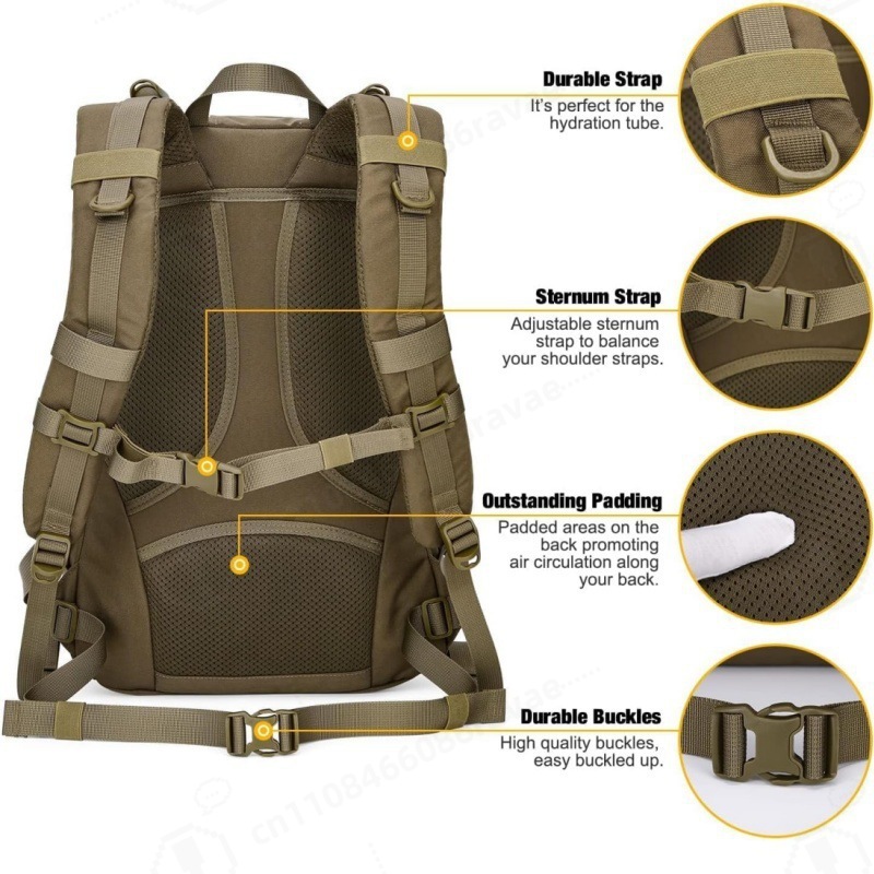 Waterproof Outdoor Tactical Ba - مراجعة Rucksack Military Style وسعره