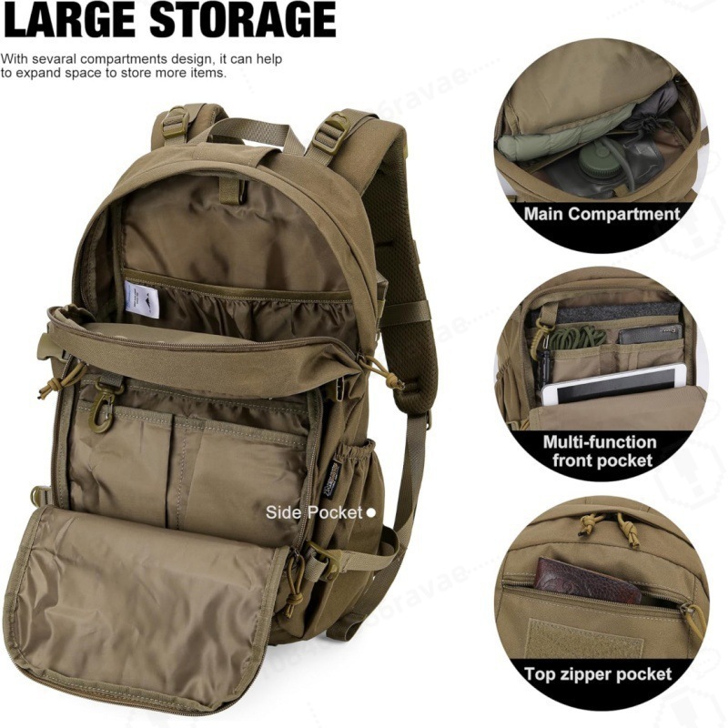 Waterproof Outdoor Tactical Ba - مراجعة Rucksack Military Style وسعره