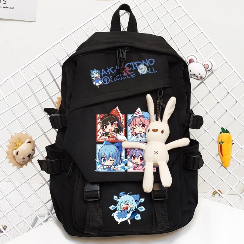 44×31×13cm Black Khaki,Touhou  - مراجعة School Backpack Teen وسعره