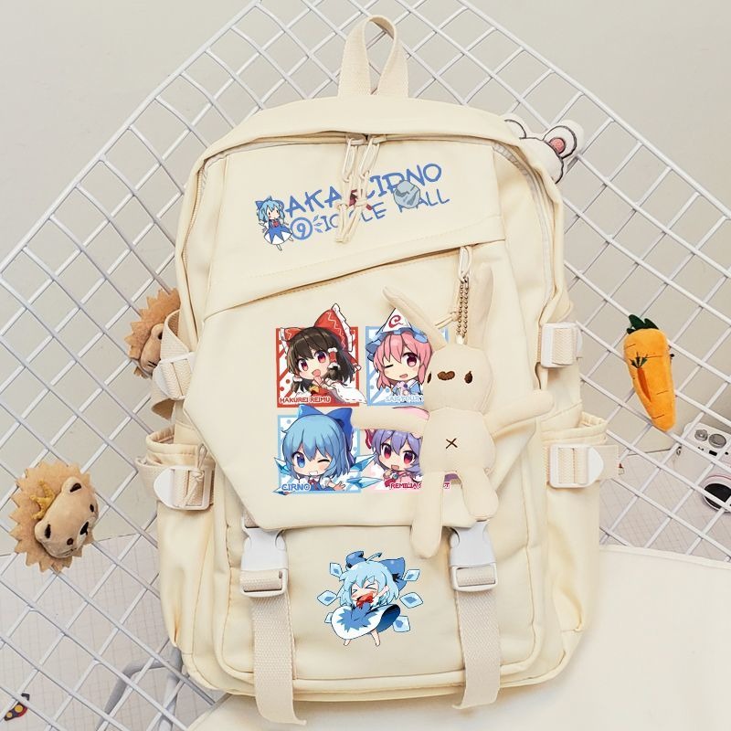 44×31×13cm Black Khaki,Touhou  - مراجعة School Backpack Teen وسعره