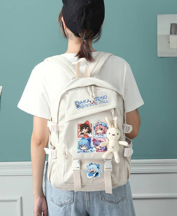 44×31×13cm Black Khaki,Touhou  - مراجعة School Backpack Teen وسعره