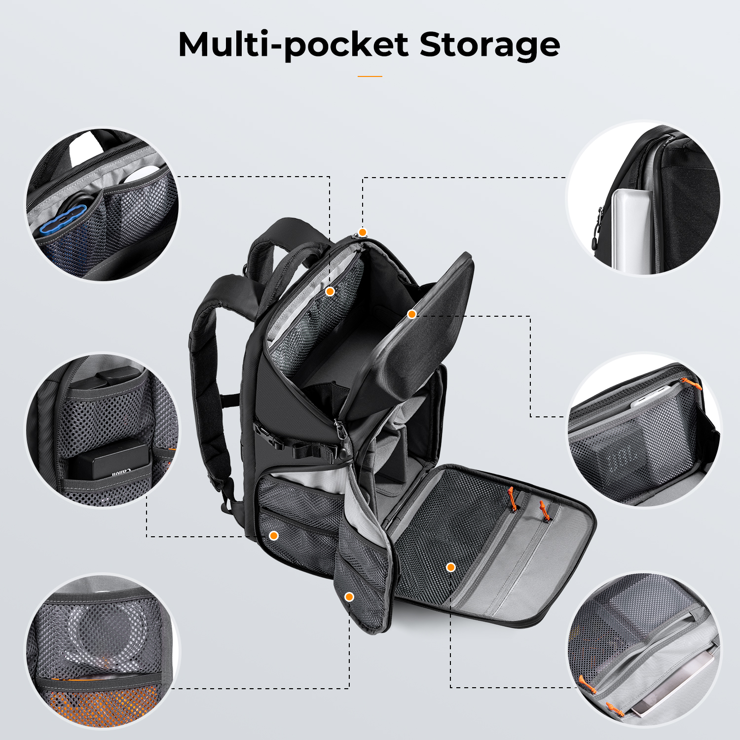 K&F CONCEPT 20L Camera Backpac - مراجعة Laptop Backpack 15.6 وسعره