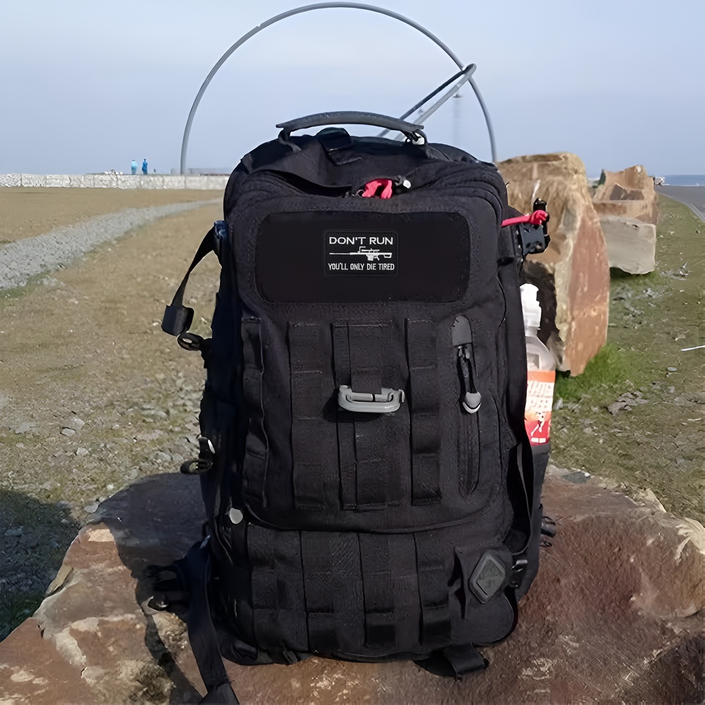 DON'T RUN Fun Meme Tactical Mo - مراجعة Urban Backpack Tactical وسعره