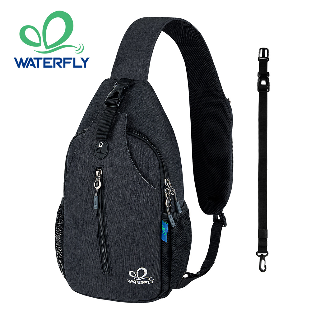 WATERFLY Crossbody Sling Bag C - مراجعة Sling Backpack Shoulder وسعره