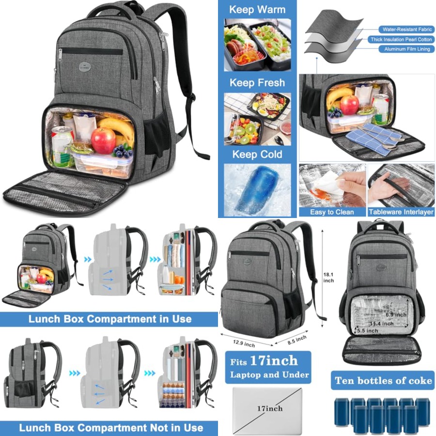 Work Backpack for Men, Large A - مراجعة Travel Backpack Anti Theft وسعره