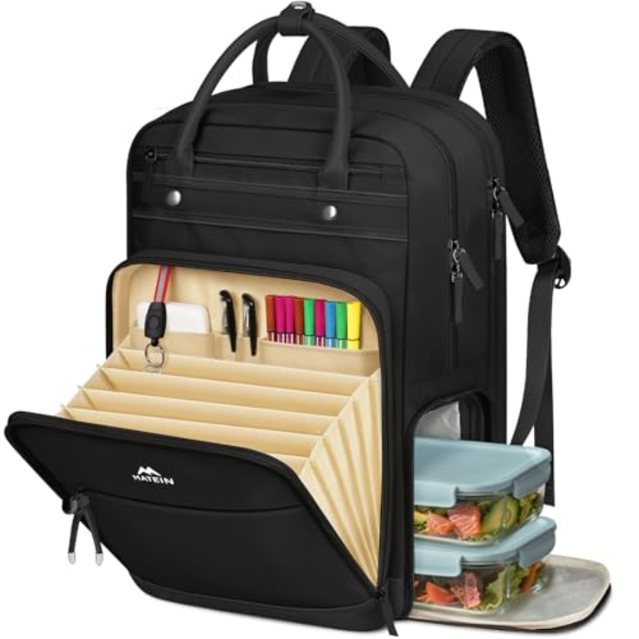 Teacher Backpack with Lunch Co - مراجعة Laptop Backpack 15.6 وسعره