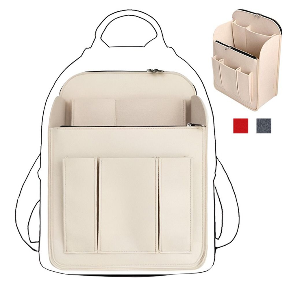 Multi-Pocket Insert Bag Organi - مراجعة Backpack Insert Organizer وسعره