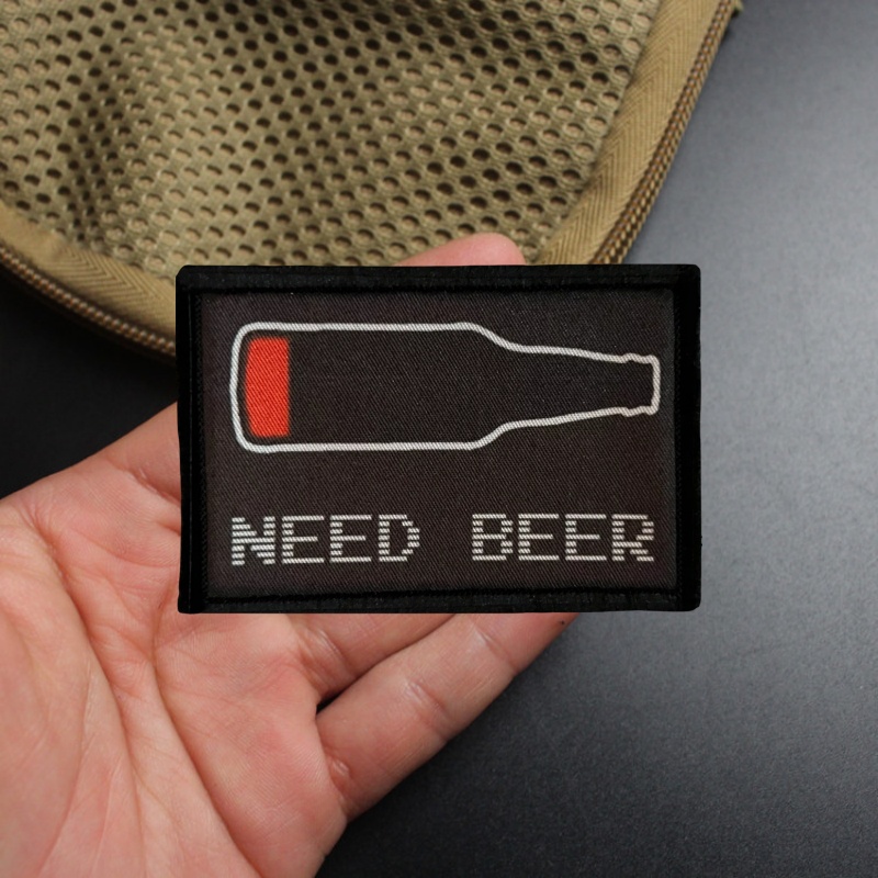 NEED BEER Printed Patch on Clo - مراجعة Urban Backpack Tactical وسعره