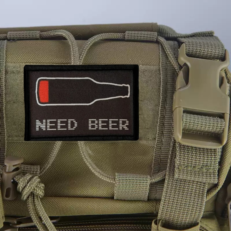 NEED BEER Printed Patch on Clo - مراجعة Urban Backpack Tactical وسعره