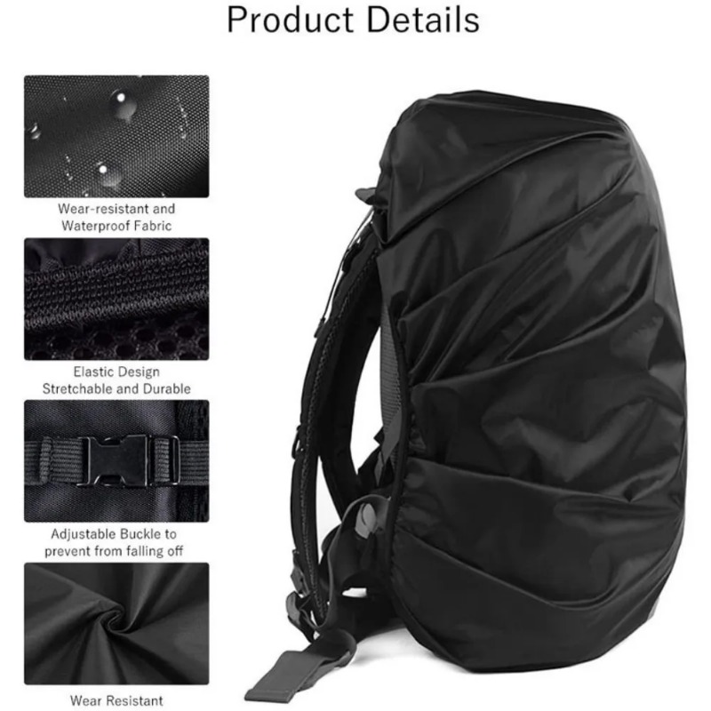 Reflective Waterproof Backpack - مراجعة Rain Cover Backpack وسعره