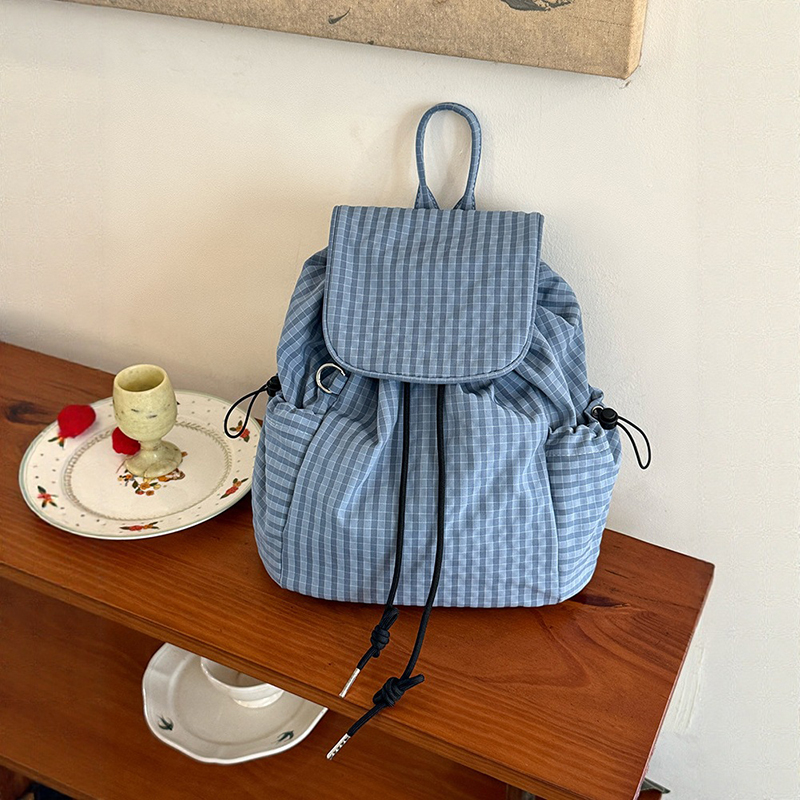 Plaid Laptop Lightweight Backp - مراجعة Canvas Backpack Casual وسعره