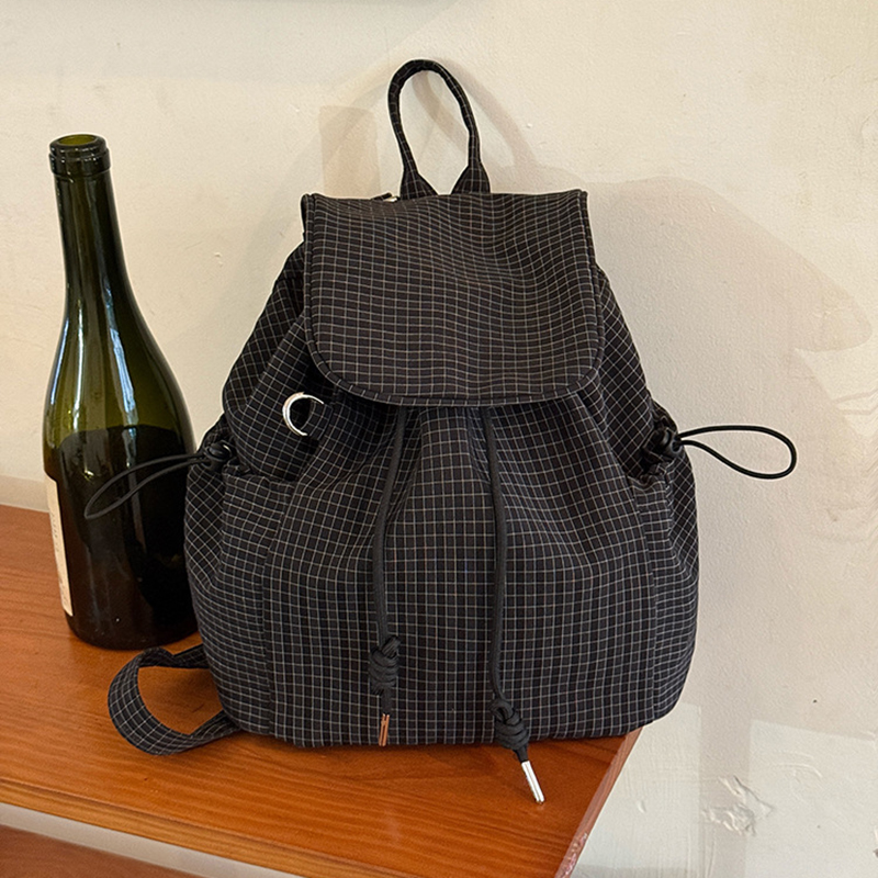 Plaid Laptop Lightweight Backp - مراجعة Canvas Backpack Casual وسعره