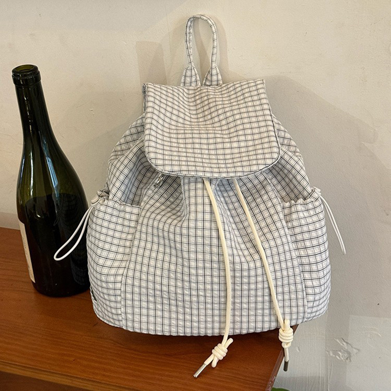 Plaid Laptop Lightweight Backp - مراجعة Canvas Backpack Casual وسعره