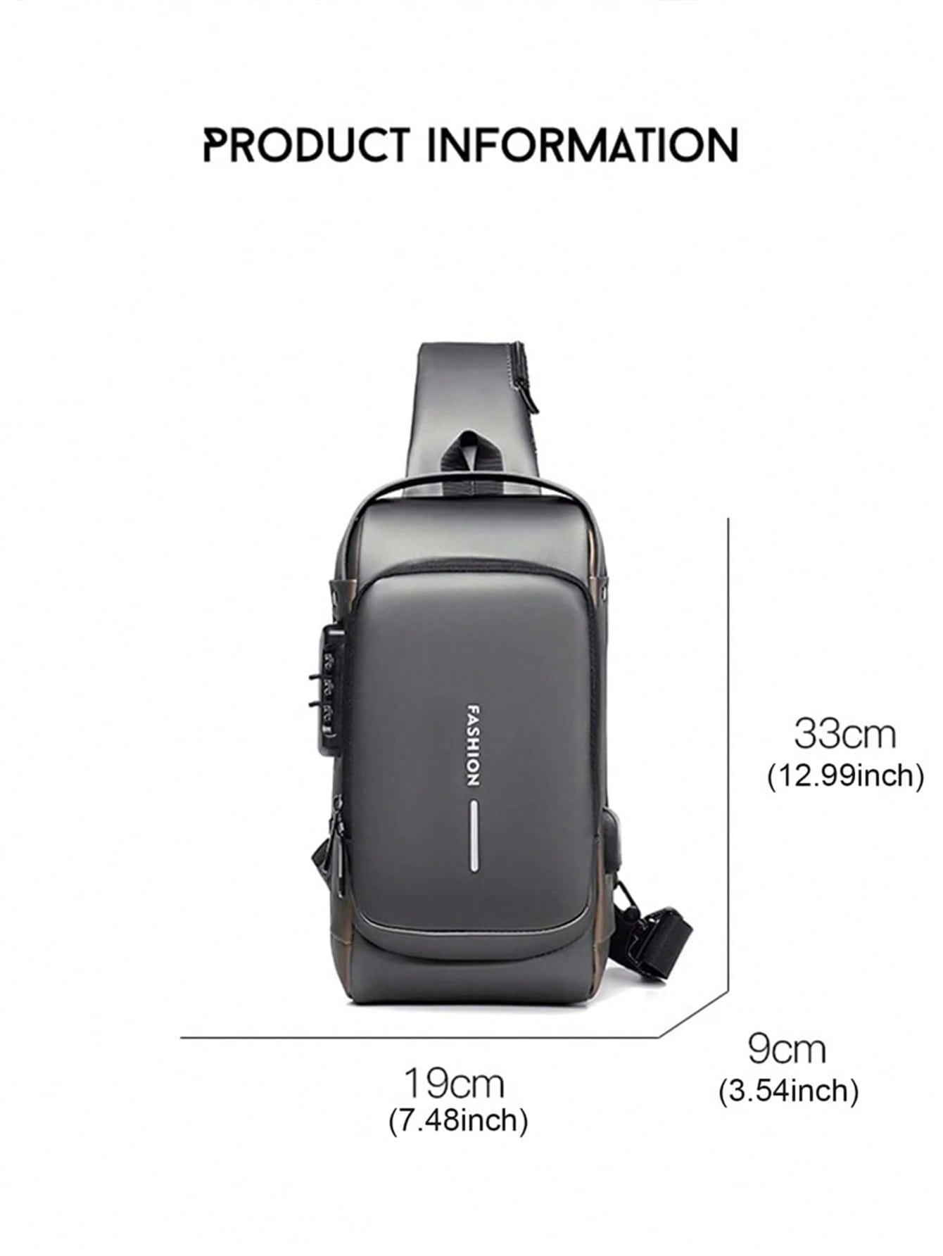 Men's Bags Shoulder Messenger  - مراجعة Sling Backpack Shoulder وسعره