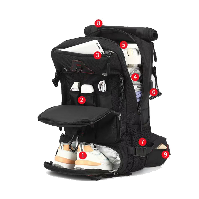 Large capacity travel backpack - مراجعة Laptop Backpack 15.6 وسعره
