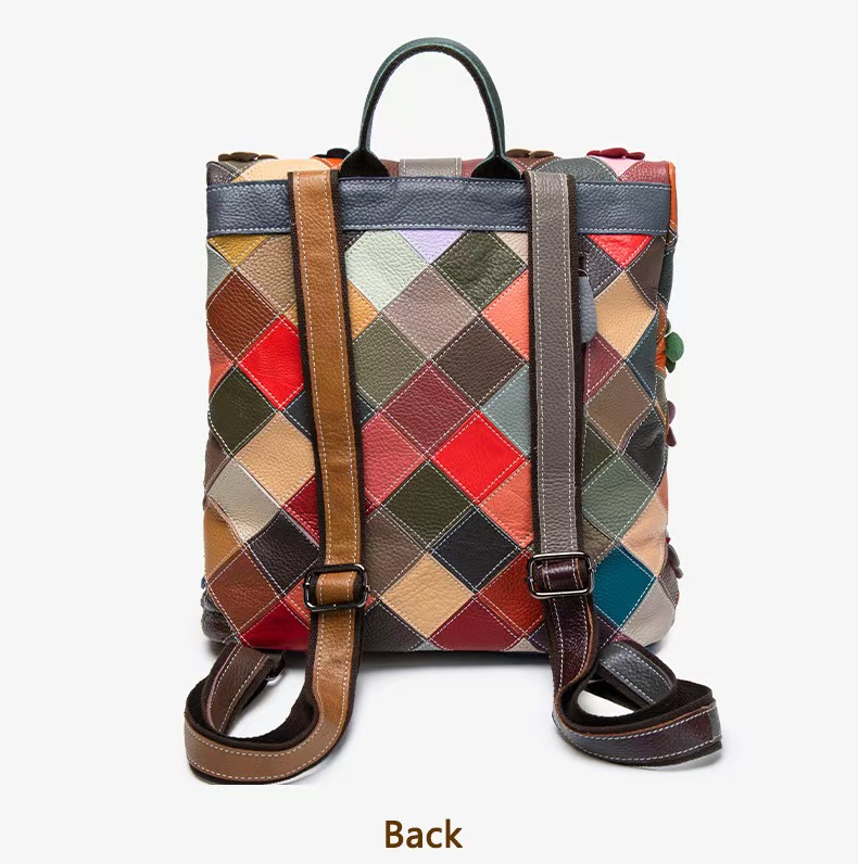 Vintage Women Genuine Leather  - مراجعة Fashion Backpack Women وسعره