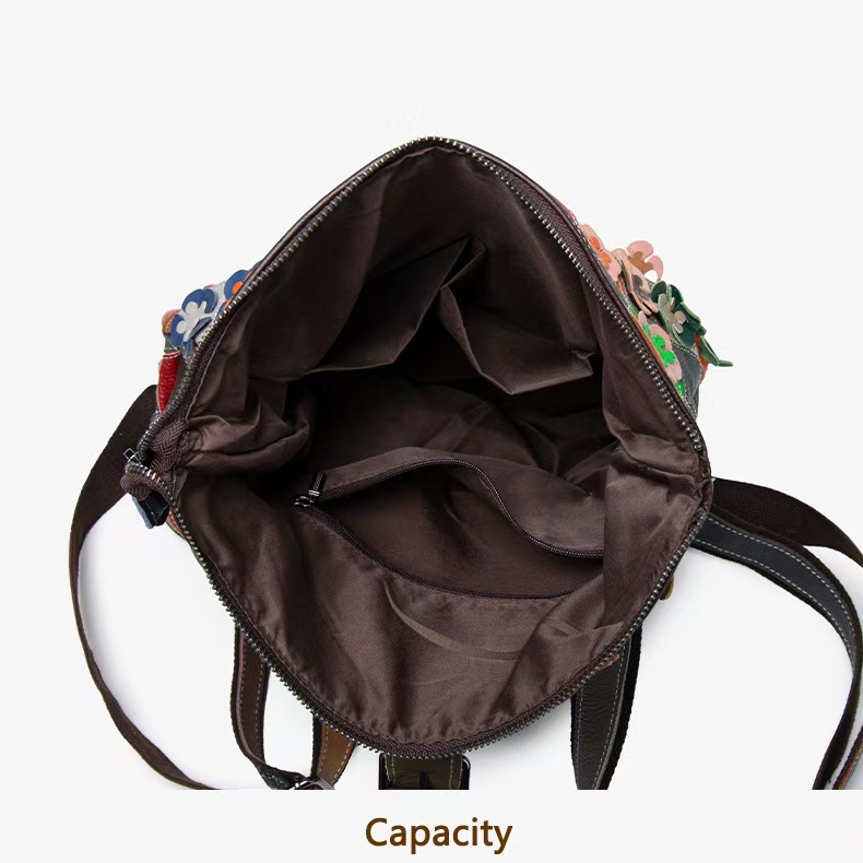 Vintage Women Genuine Leather  - مراجعة Fashion Backpack Women وسعره