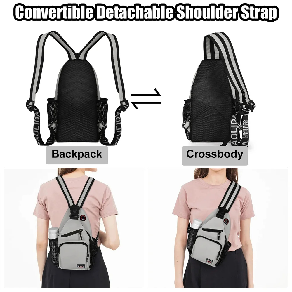 Multi-pocket Casual Chest Bag  - مراجعة Sling Backpack Shoulder وسعره