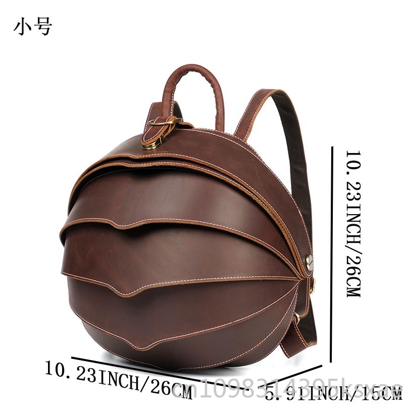 Vintage Handmade Genuine Leath - مراجعة Leather Backpack Vintage وسعره