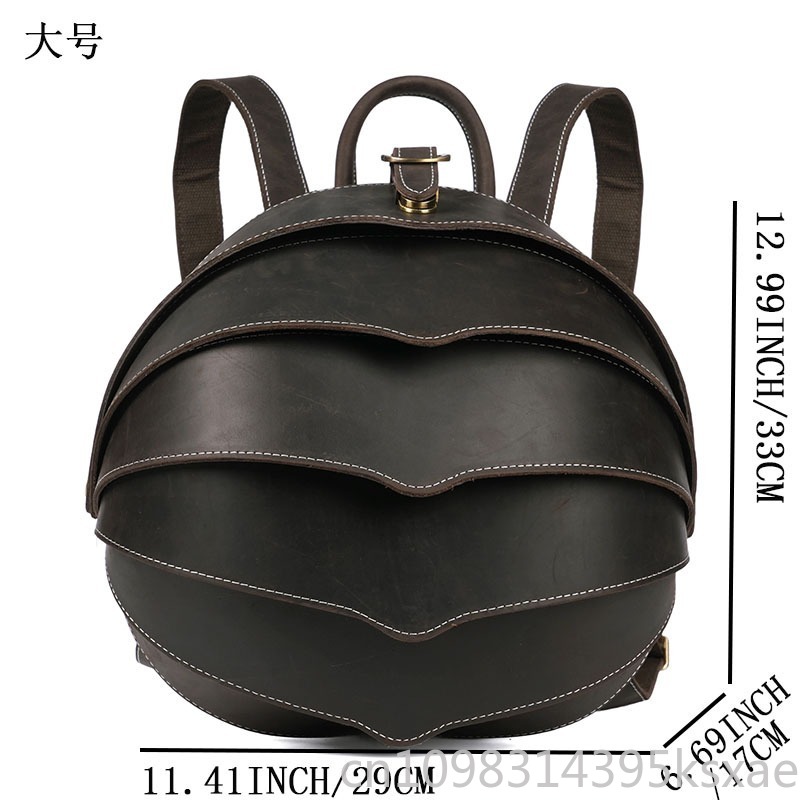 Vintage Handmade Genuine Leath - مراجعة Leather Backpack Vintage وسعره