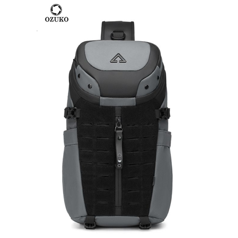 Ozuko Chest Bag Cross bag men  - مراجعة Travel Backpack Anti Theft وسعره