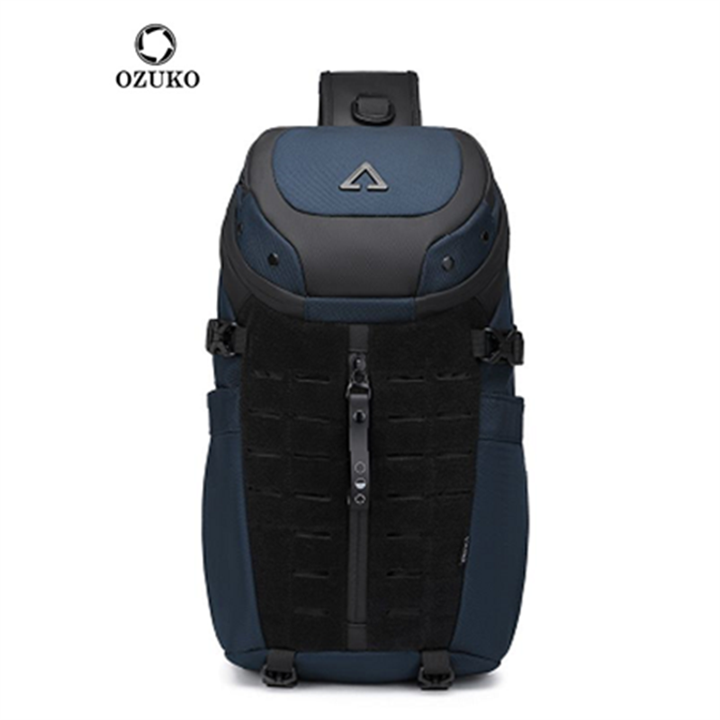 Ozuko Chest Bag Cross bag men  - مراجعة Travel Backpack Anti Theft وسعره