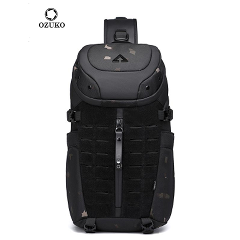 Ozuko Chest Bag Cross bag men  - مراجعة Travel Backpack Anti Theft وسعره
