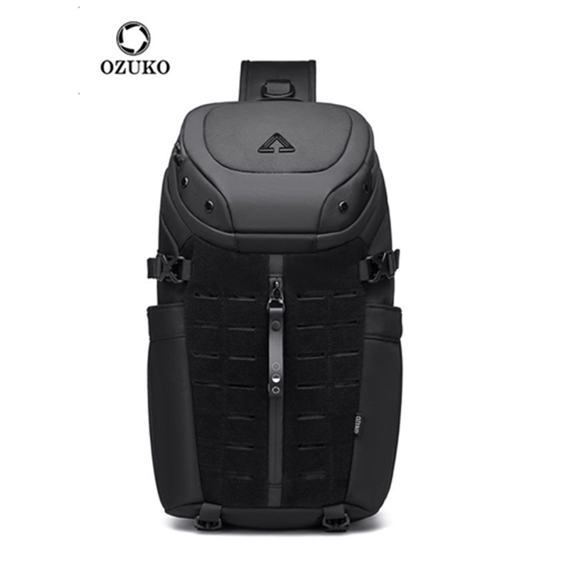 Ozuko Chest Bag Cross bag men  - مراجعة Travel Backpack Anti Theft وسعره