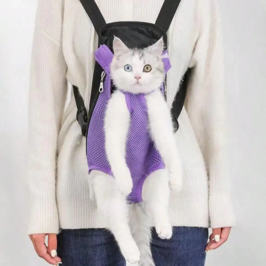 Pet Dog Carrier Backpack Porta - مراجعة Foldable Backpack Small وسعره
