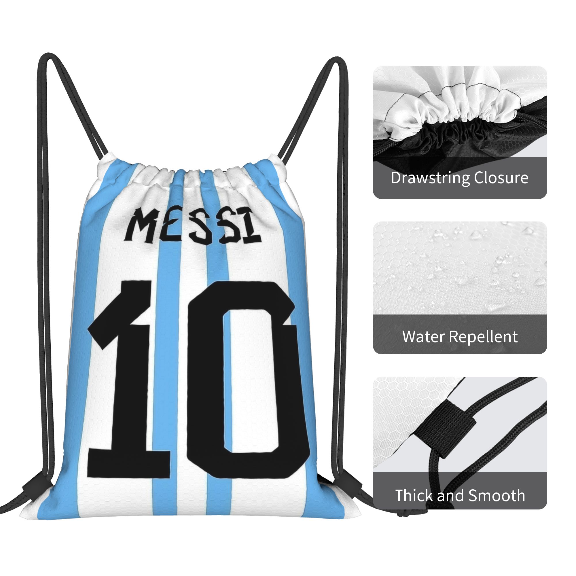 Messis 10 Soccer Football Draw - مراجعة Drawstring Gym Bag وسعره
