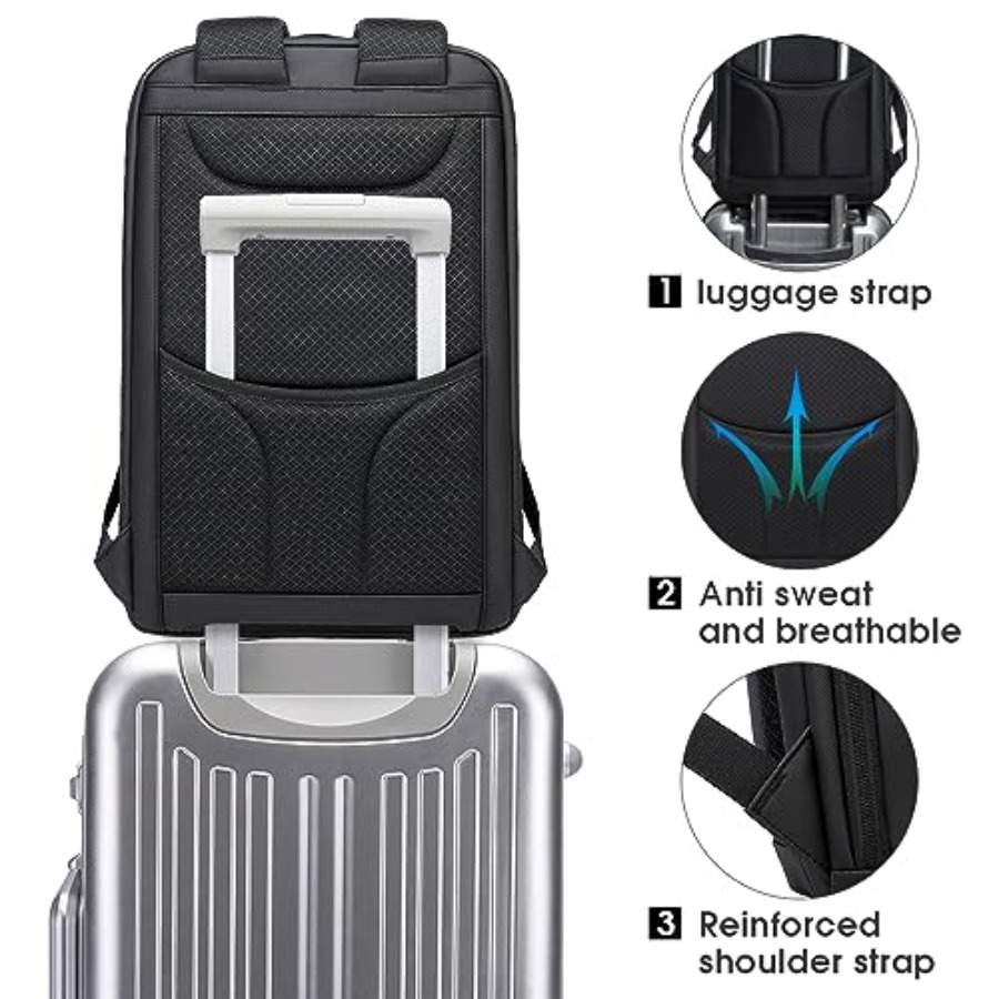 Business Smart Backpack Waterp - مراجعة Laptop Backpack 15.6 وسعره