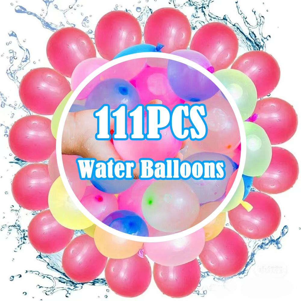 111pcs/bag Water Balloons Rapi - مراجعة Hydration Pack Outdoor وسعره