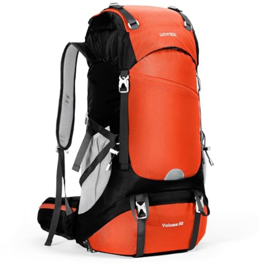 50L Hiking Backpack Travel Bag - مراجعة Hiking Backpack Waterproof وسعره