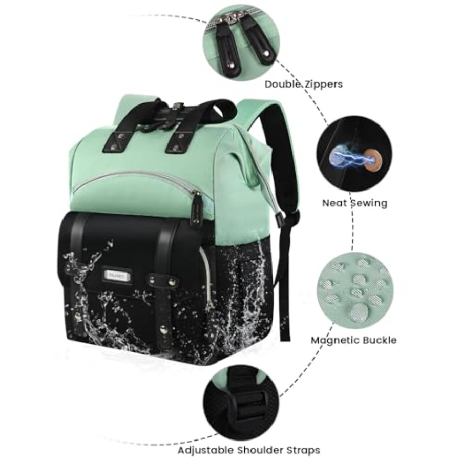 Laptop Backpack for WomenColle - مراجعة Travel Backpack Anti Theft وسعره