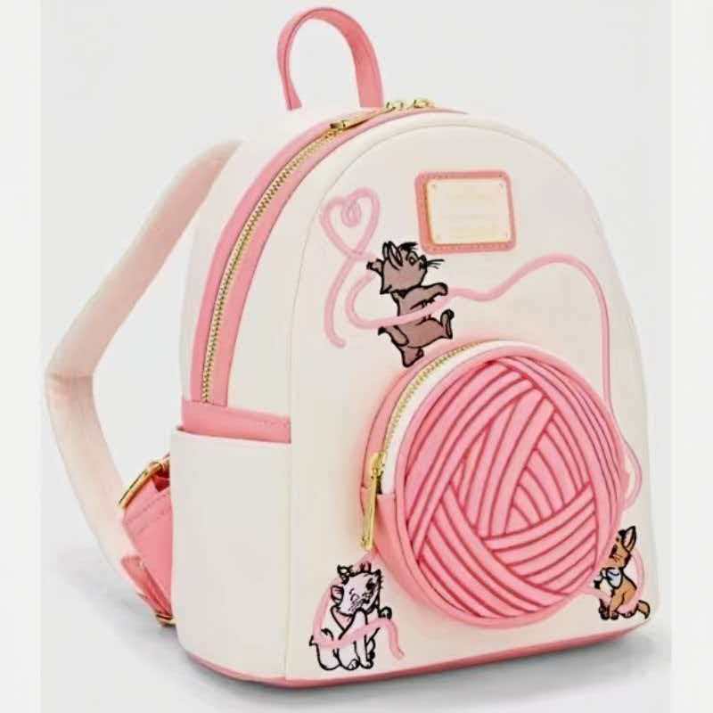 The Aristocats Marie Floral Al - مراجعة Fashion Backpack Women وسعره
