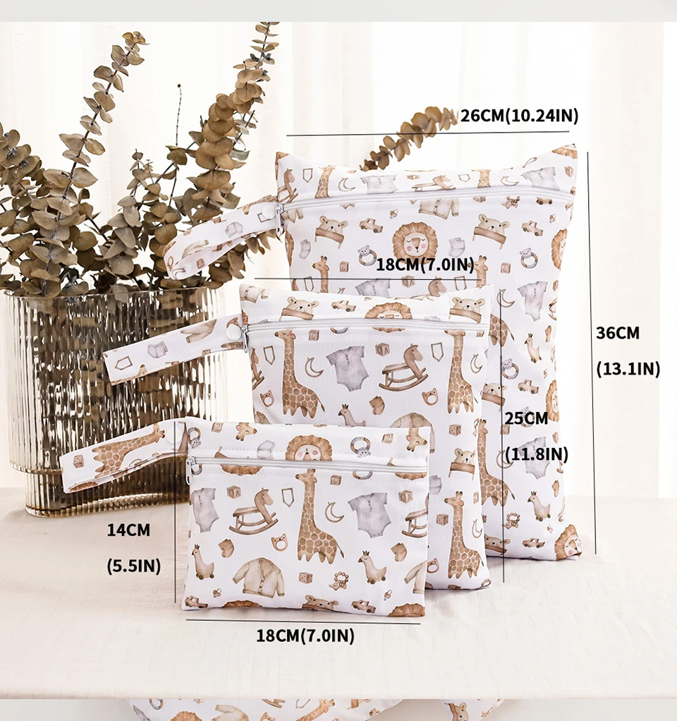 3PCS Travel Wash Cosmetic Bag  - مراجعة Backpack Diaper Bag وسعره