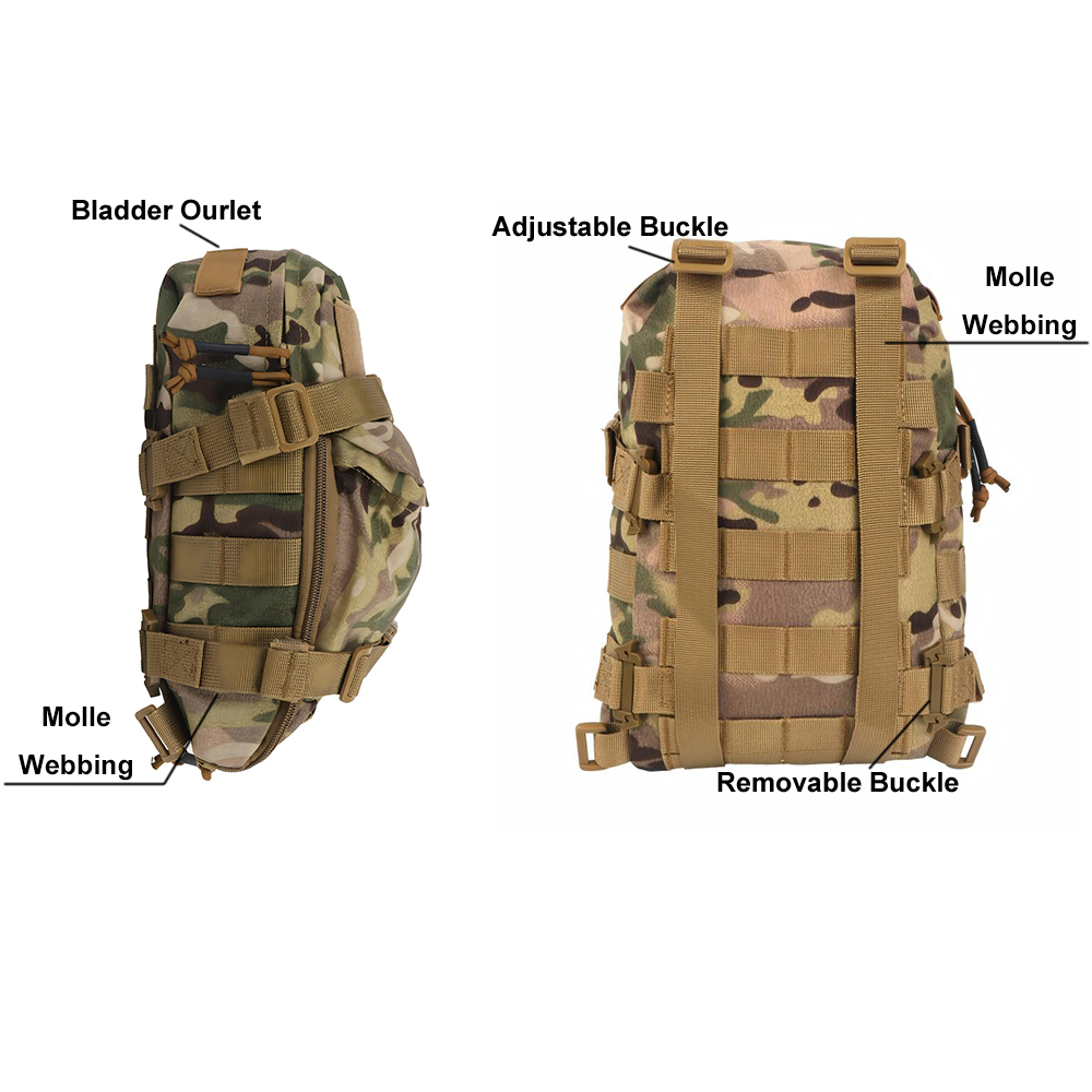 Mini Hydration Bag Outdoor Tac - مراجعة Hydration Pack Outdoor وسعره