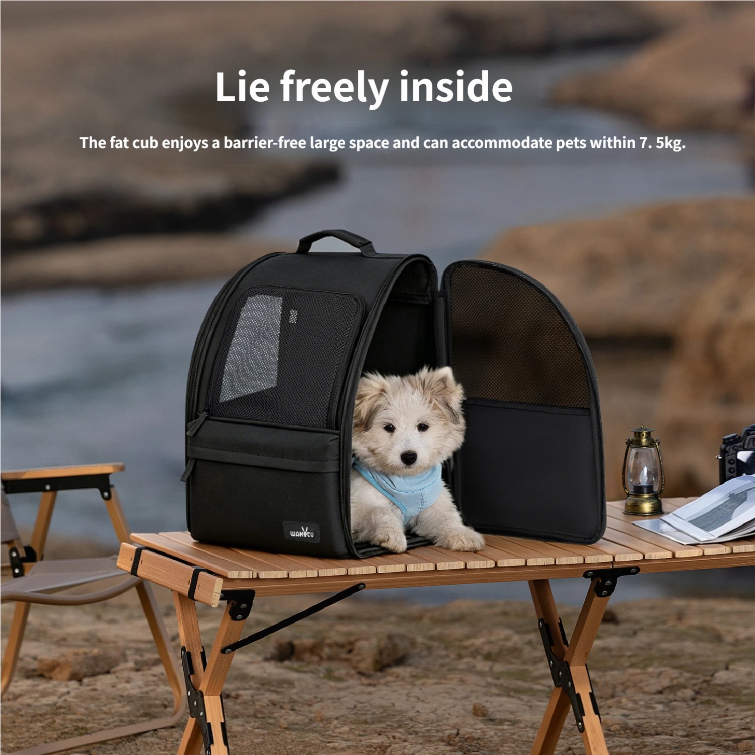 Pet Carrier Backpack Breathabl - مراجعة Foldable Backpack Small وسعره
