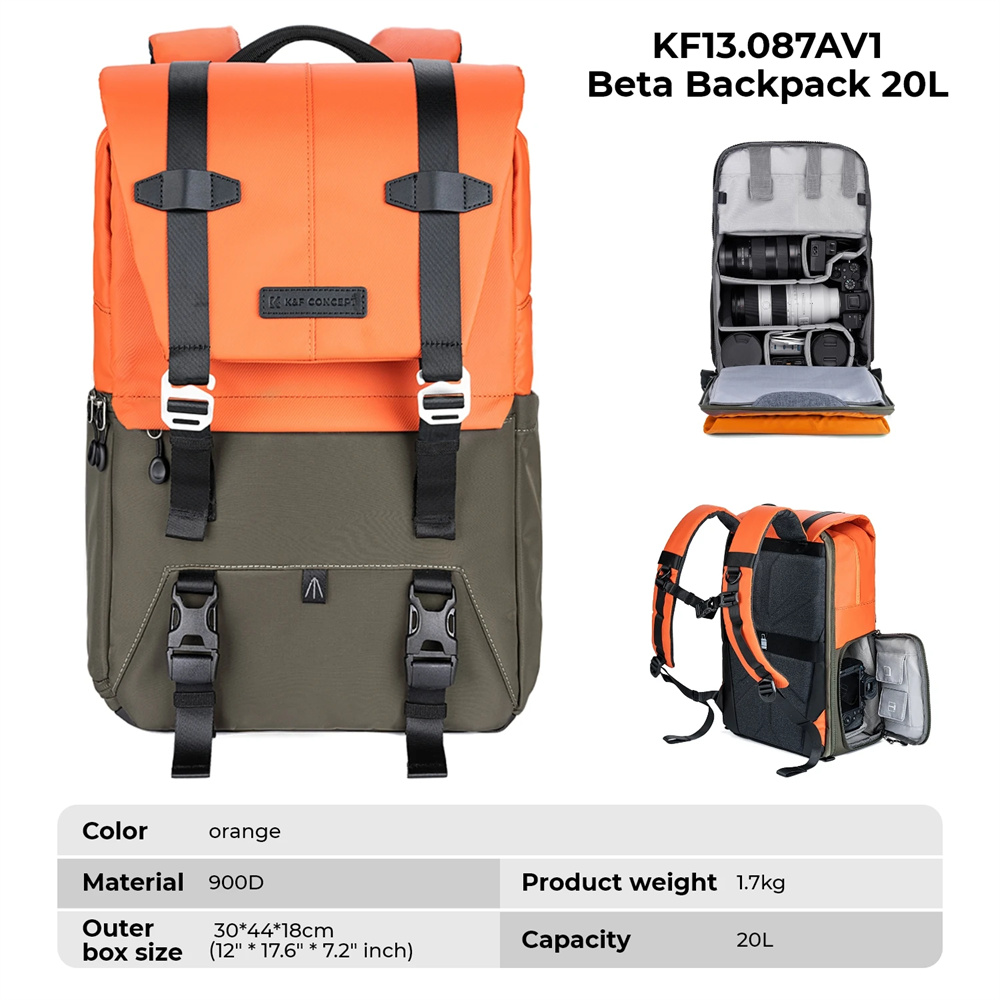 K&F CONCEPT Camera Backpack Tr - مراجعة Laptop Backpack 15.6 وسعره