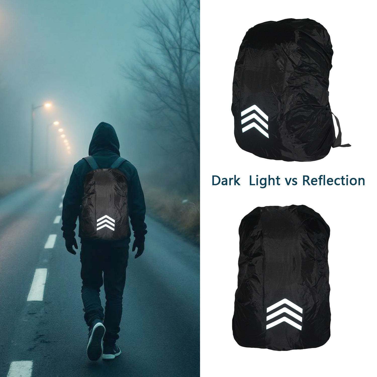 10-55L Waterproof Backpack Cas - مراجعة Rain Cover Backpack وسعره