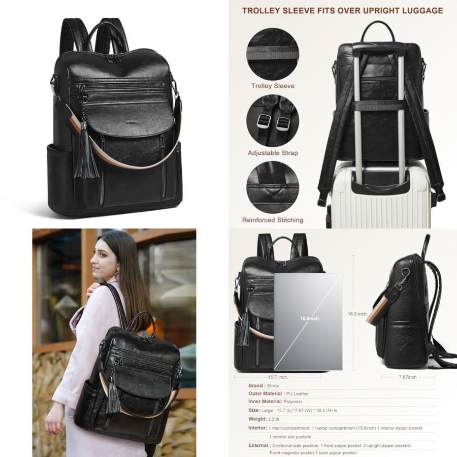 Laptop Backpack for Women 15.6 - مراجعة Laptop Backpack 15.6 وسعره
