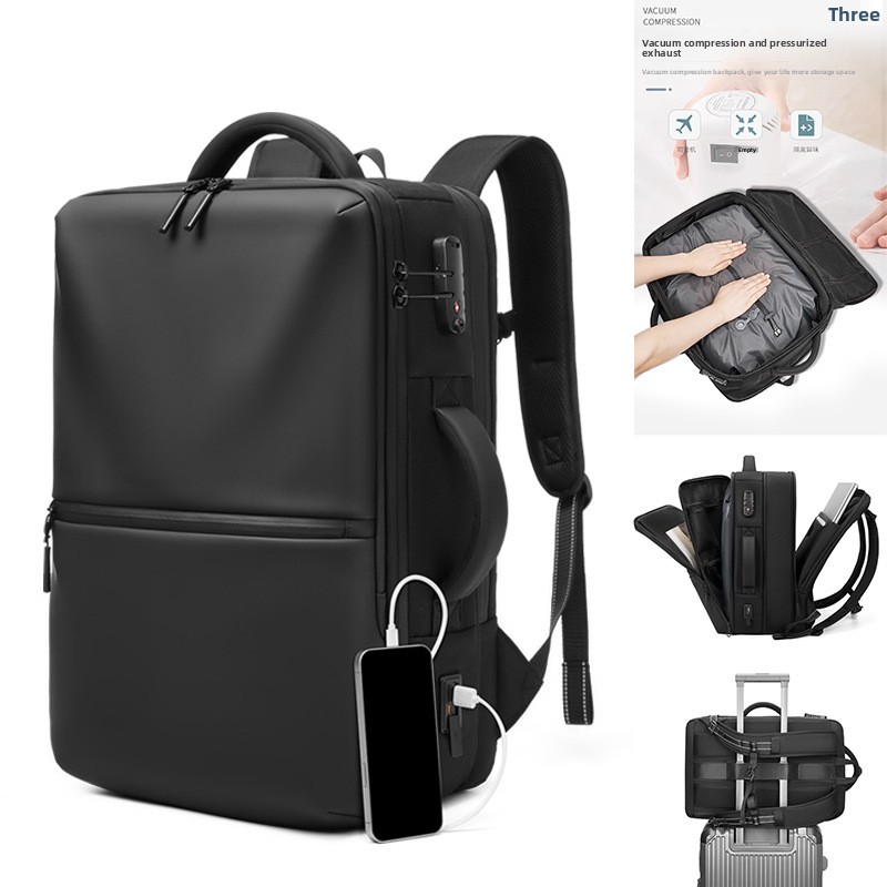 Waterproof Business Travel Bac - مراجعة Business Backpack Brief وسعره