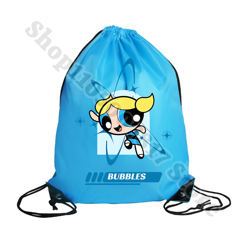 Kawaii The Powerpuffs Girls Ca - مراجعة Drawstring Gym Bag وسعره